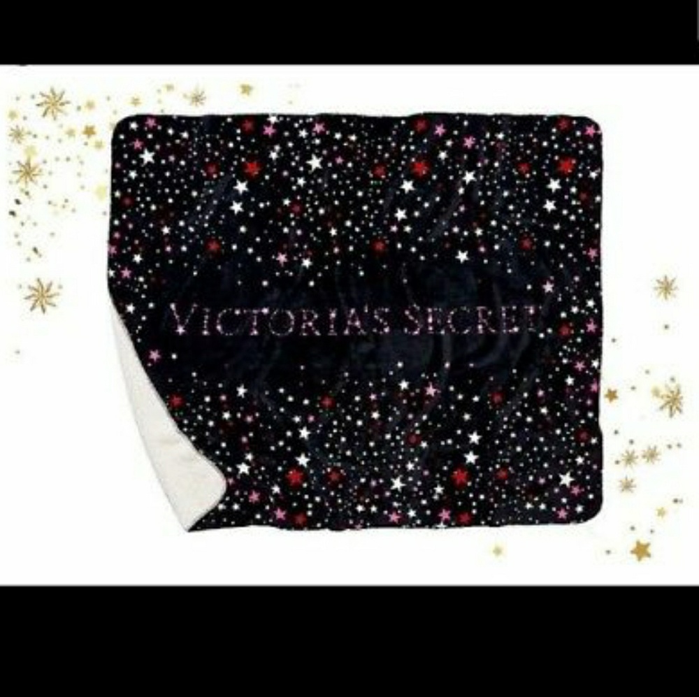 Victoria's Secret Starry Sherpa Blanket